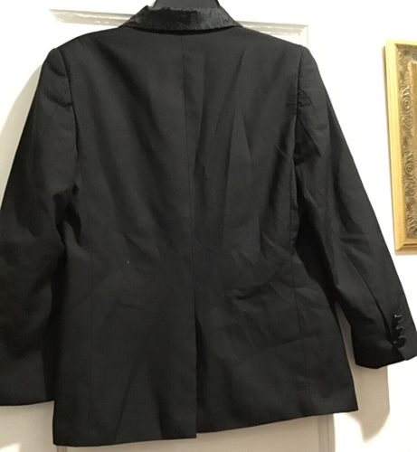 Kids World Boys' Shawl Brocade Tuxedo Jacket - Black - Size 10 NWOT - Picture 5 of 7