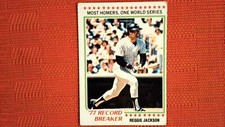 1978 Topps #7 Reggie Jackson EX