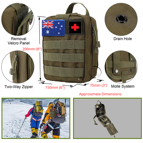 34 Upgraded Emergency Survival Kit Equip Outdoor Tactical Hiking Camping Tool - Picture 3 of 17