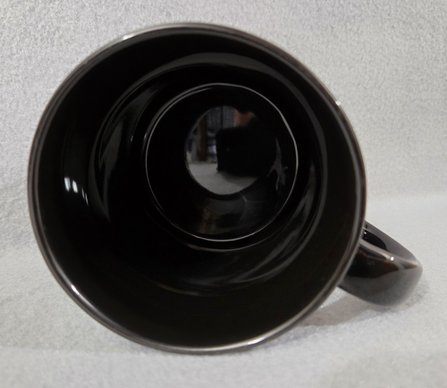 Taza de café Star Wars The Empire Strikes Back 2010 Fan Club negra de 4" - Imagen 5 de 7