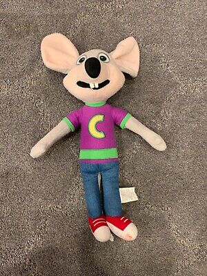 Chuck E Cheese Plush Doll Toy Stuffed Animal Mouse Purple Shirt | eBay