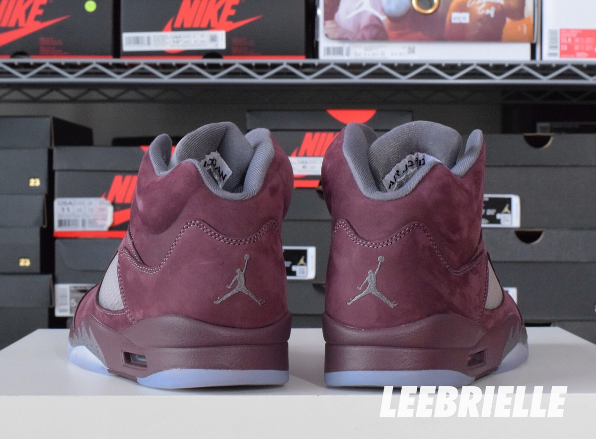 Nike Air Jordan 5 Retro Burgundy 2023 DZ4131-600 GS Men Size