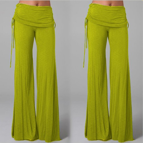 New hot selling loose flared pants, popular wide leg long pants for women - Picture 22 of 31
