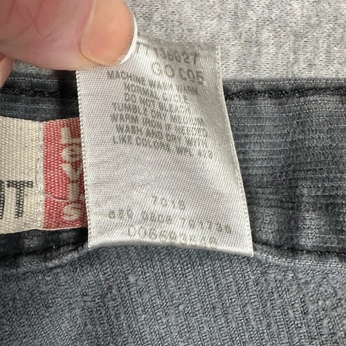 Levis 559 Jeans Men 31x30 Pewter Gray Corduroy Pants Relaxed Straight Y2K Skater - Picture 4 of 11