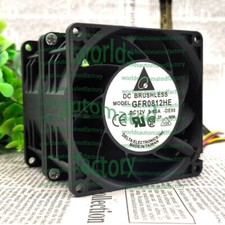 DELTA GFR0812HE 12V 9.5A 8cm Dual Motor Vehicle Supercharged Violent Cooling Fan