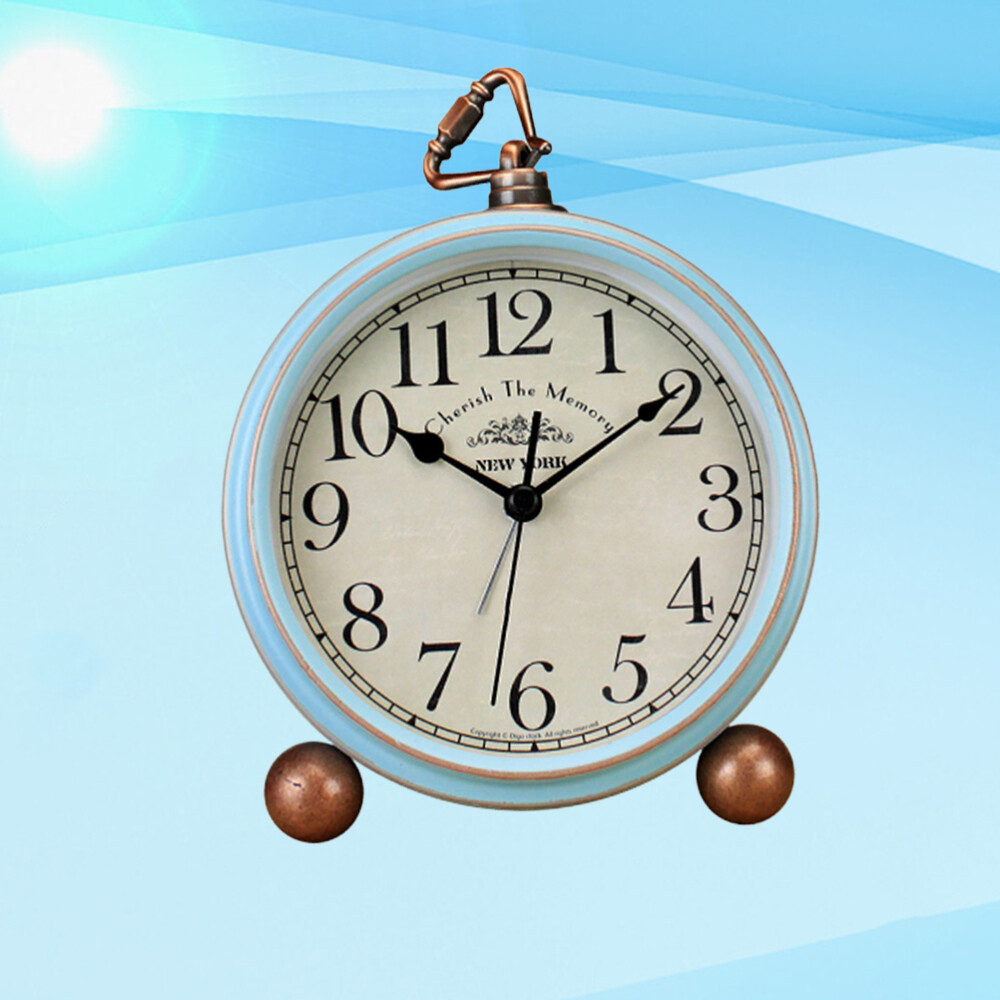 Vintage Shelf Clock Desk Alarm Clock Table Desk Clock Antique Alarm