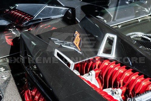 For 23-Up Chevrolet Corvette C8 Z06 | GM Factory Style CARBON FLASH Engine Cover - Picture 8 of 20