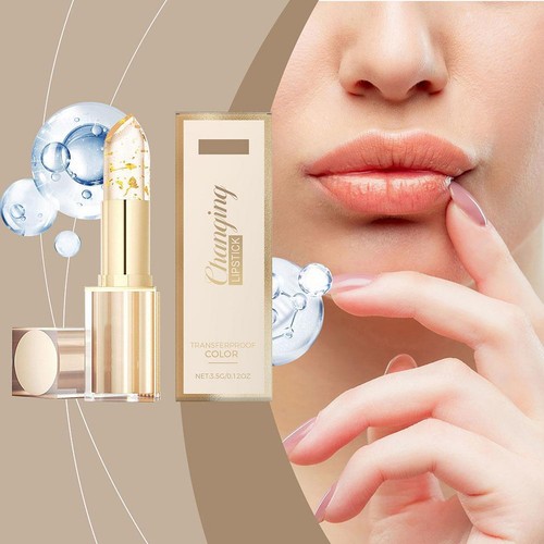 Rossetto Nutriente Lamina Oro Cambia Colore con Vitamina E e Pianta Essenti Z5F2 - Foto 5 di 14