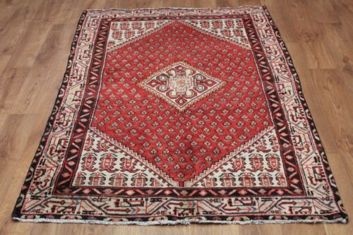 OLD WOOL HAND MADE ORIENTAL FLORAL RUNNER AREA RUG CARPET 190 X 112 CM - Picture 1 of 8