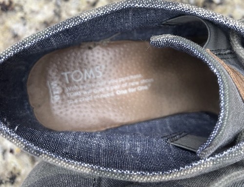 Toms Washed Desert Camo Wedge Bootie Shoe Women’s Size W10 Lace Up Camouflage - Picture 4 of 7
