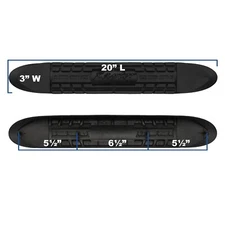 Raptor Series 3" Step Pad (With Raptor logo. Clips Included)