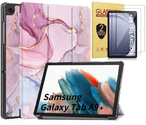 Case For Samsung Galaxy Tab A9 Plus/Tab A9+ 5G 11" Cover/ Glass Screen Protector - Picture 59 of 68