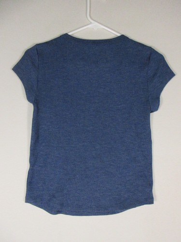 American Eagle Unisex Kids' Short Sleeve T-Shirt Top Crew Neck Size M Blue - Picture 5 of 6