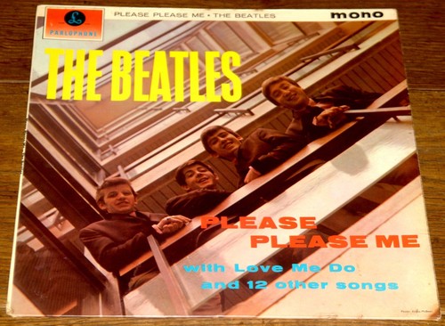 THE BEATLES PLEASE ME UK MONO PARLOPHONE BLACK & GOLD LP 1963 NORTHERN SONGS 1N - Imagen 2 de 11
