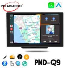 9'' Car Stereo Monitor Wireless Android Auto Apple Carplay TF FM Bluetooth Radio