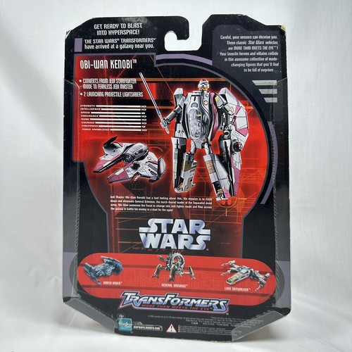 Hasbro Star Wars Transformers: Modellino OBI-WAN KENOBI SIGILLATO 2005 HASBRO - Foto 2 di 16