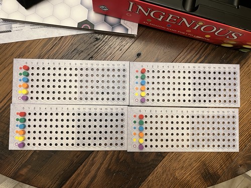 Ingenious board game - 100% complete - gently used - Knizia - Fantasy Flight - Picture 3 of 16