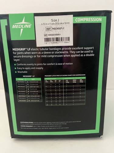 MEDIGRIP LF Elastic Tubular Bandages Joint Support Worn As Sleeve Or Stockinette - Picture 3 of 6