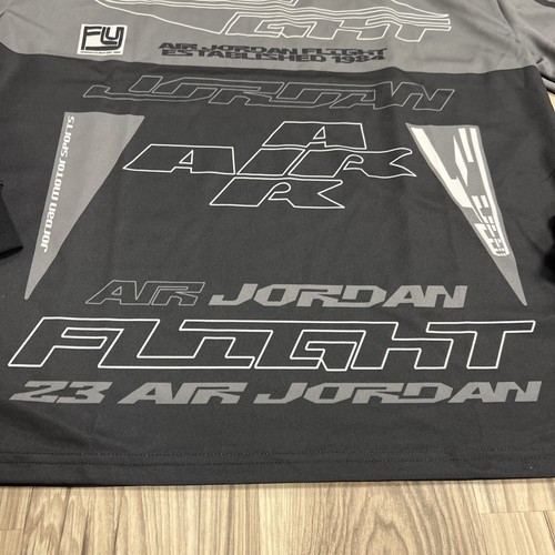 Nike Air Jordan Flight MVP Printed Long Sleeve Top Shirt Men’s Medium $120 NWT - Picture 2 of 8