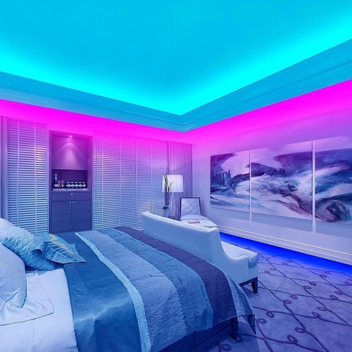 LED Strip Lights 1-30m RGB 5050 Colour Changing Tape Cabinet Kitchen TV Lighting - Picture 8 of 21