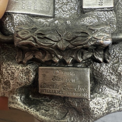 Vintage 1986 NFL Los Angeles Rams Metal Belt Buckle Limited #1094 of 10,000 - Picture 4 of 4