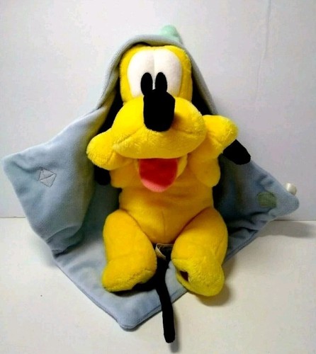 Disney Parks - Disney Babies Baby Pluto Plush 11" With His Rare To Find Blanket - Picture 2 of 6
