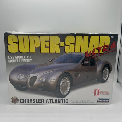 #ad Super Snap Ultra CHRYSLER ATLANTIC 1:25 Model Kit Factory Sealed $16.95