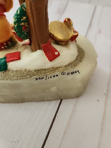 Disney Ron Lee Pooh Ferkel Skulptur Buchstaben an den Weihnachtsmann 550/1500 - Bild 6 von 11