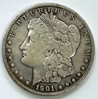 1901-S Morgan Dollar, Uncertified, NR