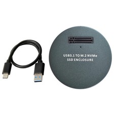 M-Key Interface M.2 NVME PCIe SSD Enclosure SSD to Type-C USB3.1 USB3.0 Adapter,