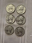 lot 1943, 1946, 1948, 1958, 1964, 1964 Silver Quarters