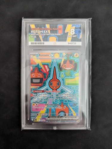 Pokémon Rotom EX 126/094 - Phantasmal Flames - Graded ACE 8