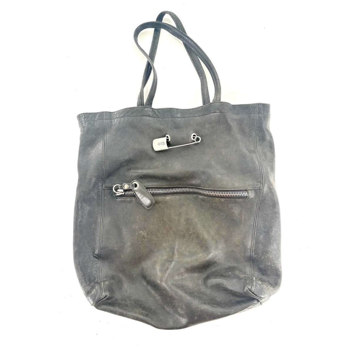 Sissi Rossi Washed Leather Tote