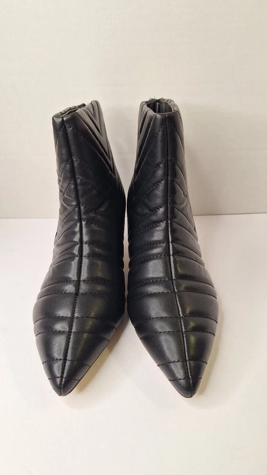 Botines acolchados COMFORTVIEW para mujer talla 9,5 WW tacón de gatito fiesta evento Foto 3 de 4