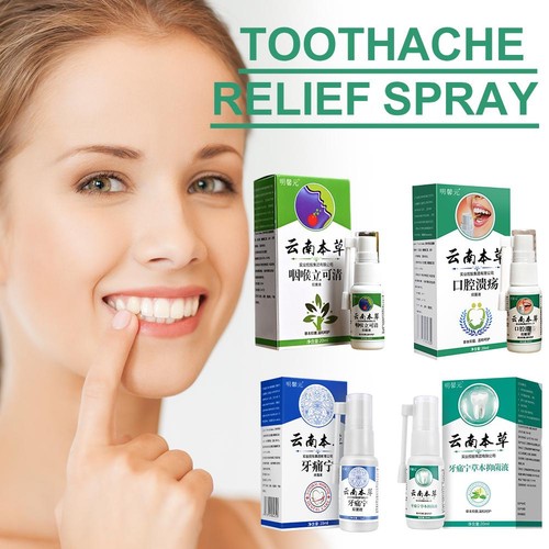 Toothache Relief Spray Herbs Extract for Toothache Oral Ulcers, Sore Throat 20ml - Picture 5 of 24
