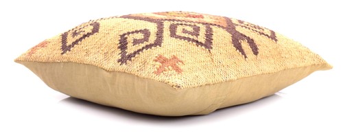 4 PCS Set of Hand Woven Jute Kilim Cushion Cover Indian Vintage Pillows 18X18... - Picture 9 of 9