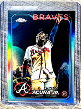 2024 Topps Chrome Ronald Acuna Jr. Image Variation Short Print SP #250 Braves🔥
