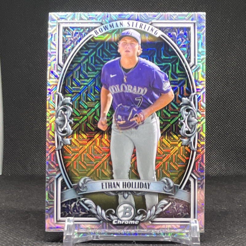 Topps 2025 Bowman Sterling Ethan Holliday BST-11 Chrome Prospect Rockies