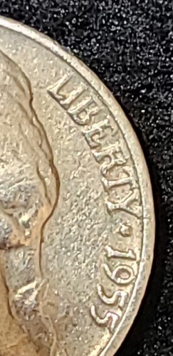 1955 D Jefferson Nickel D over S DDO DDR Error Nickels - Picture 4 of 9