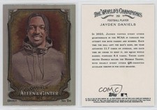 2024 Topps Allen & Ginter Hot Box Silver Portrait Jayden Daniels #293 Rookie RC