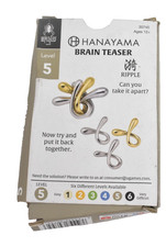 BePuzzled Hanayama Cast Puzzle Level 5 Ripple Brain Teaser Take It Apart 30745