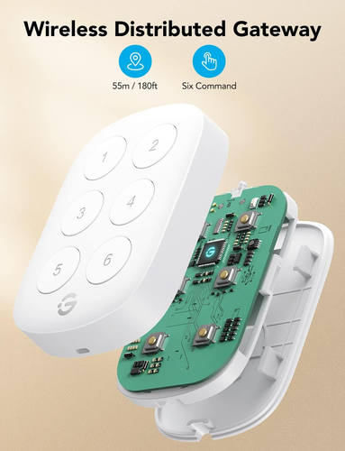 Goveelife Wireless Mini Smart 6 Button Sensor, Group Control Multiple Devices, V - Foto 5 di 12