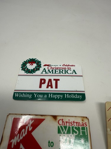 Targhetta Targhetta Nome Dipendente Kmart Vintage PAT - Foto 2 di 12