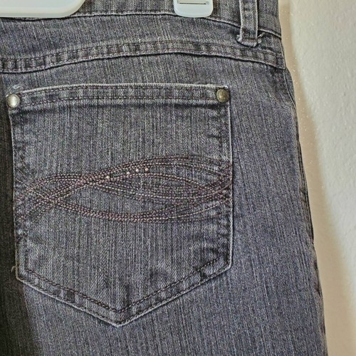 Gloria Vanderbilt Ashley Amandas Daughter Damen Capri Jeans schwarz Stretch 14 - Bild 3 von 14