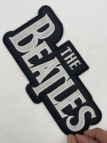 The Beatles Band großer Aufnäher: Bügelbild, hochwertige Stickerei, 9 x 4 1/2 Zoll, neu - Bild 1 von 3