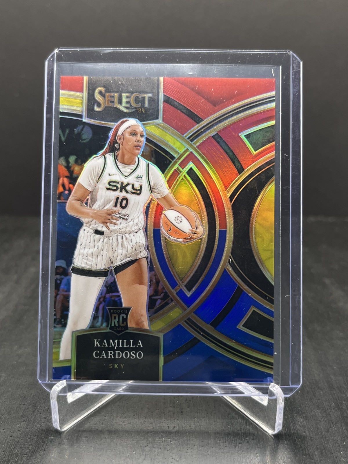 2024 Panini Select WNBA Kamilla Cardoso RC Premier Level Red & Blue 244/399 #195