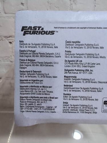 De Agostini Fast and Furious scala 1/43 1969 Chevrolet Nova SS in scatola sigillata - Foto 8 di 12
