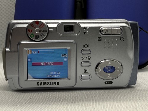 Samsung Digimax 3000 3.2MP Digital Camera w/Samsung Case & SD Card - Tested - Picture 4 of 7