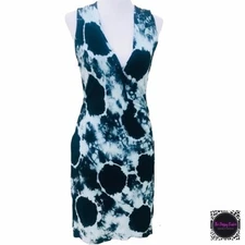 Romeo & Juliet Couture Tie Dye Wrap Dress EUC
