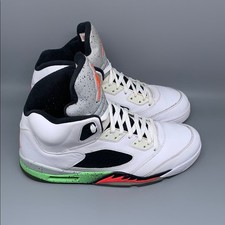 Jordan 5 Retro Poison Green Basketball Shoes 136027-115 Men’s Sz 13